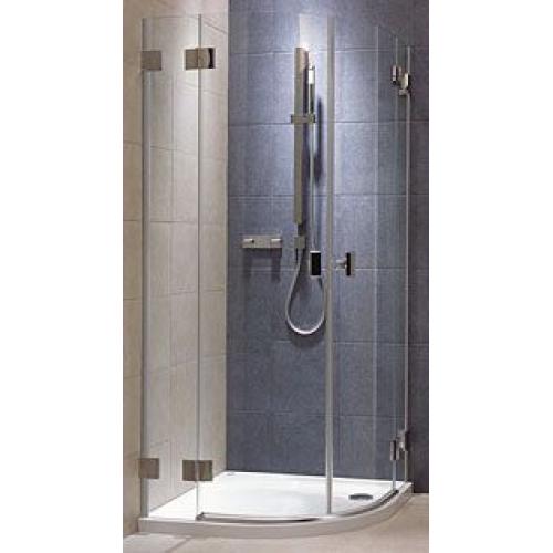 Кабіна Kolo NIVEN напівкругла 80х80 см, двері відчинені