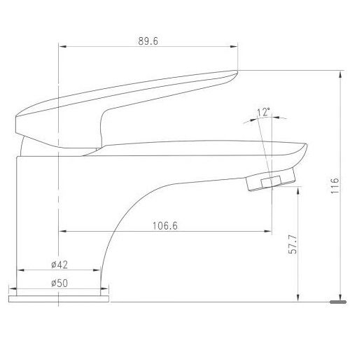 Смеситель для раковины Imprese PRAHA 05030 new Смеситель для раковины Imprese PRAHA 05030 new