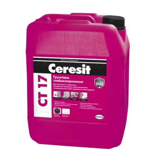 СERESIT CT-17 Грунтовка глубокопроникающая 10 л