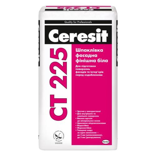 СERESIT СT-225 Шпаклевка фасадная финишная белая 25кг