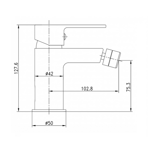 Смеситель для биде Imprese LESNA 40070 Смеситель для биде Imprese LESNA 40070