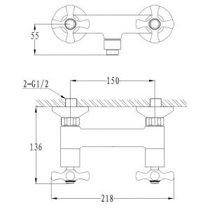 Смеситель для душа Imprese RALSKO 15240 Смеситель для душа Imprese RALSKO 15240