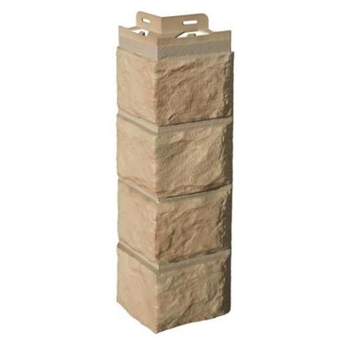 Novik Цокольний сайдинг Кут зовнішній тесаний камінь