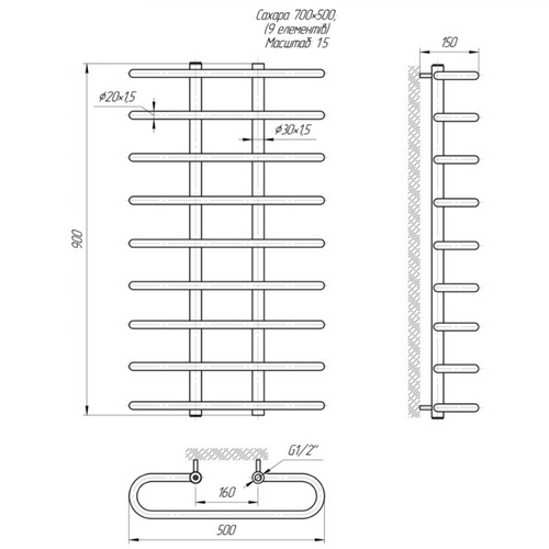 Сушка для рушників Mario Сахара Сушка для рушників Mario Сахара