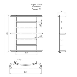 Полотенцесушитель Mario Лагуна