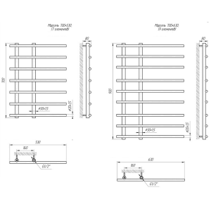 Полотенцесушитель Mario Марсель