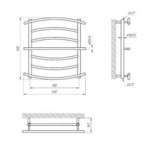 Полотенцесушитель Mario Лион