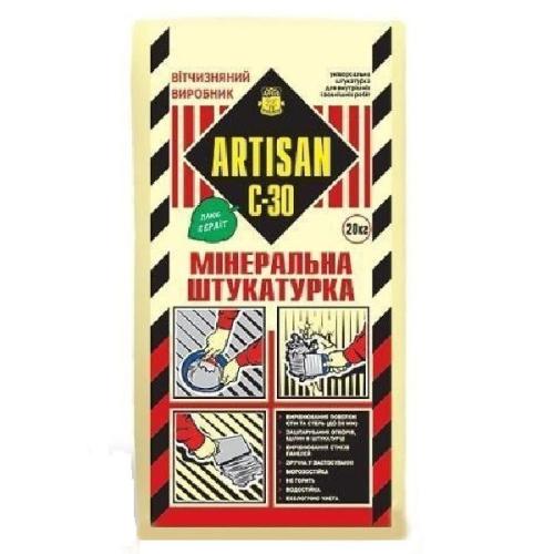 АРТИСАН С-30 штукатурка мінеральна