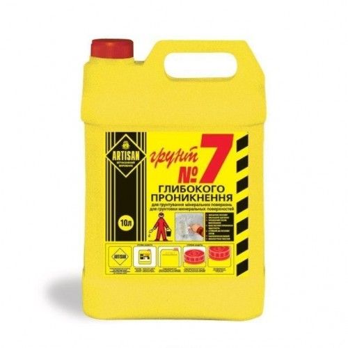 АРТИСАН Грунт №7 Грунтовка глубокого проникновения 10 л