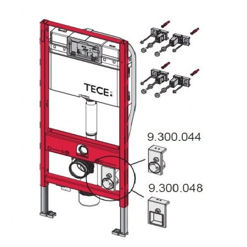 Застінний модуль для підвісного унітазу TOTO Neorest 9300044