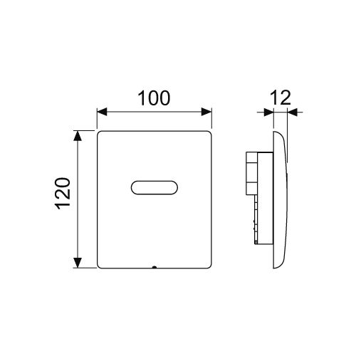 Панель смыва TECE planus с инфракрасным датчиком 9242350