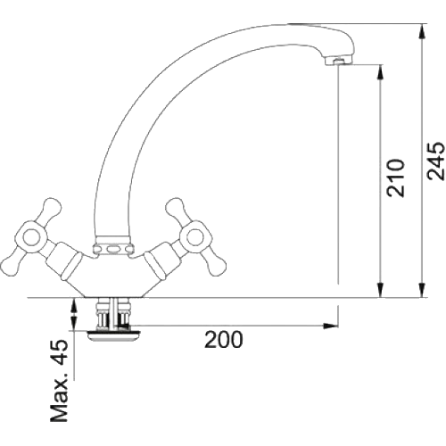 Смеситель для кухни Franke Ambra Смеситель для кухни Franke Ambra