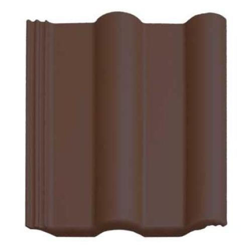 Vortex Цементна черепиця Подвійна римська Темно-коричнева