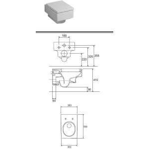 KOLO Preciosa 2 унітаз навісний L63100 KOLO Preciosa 2 унітаз навісний L63100