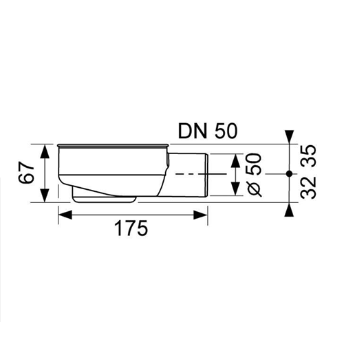 Сифон ТЕСЄ стандартний 650000
