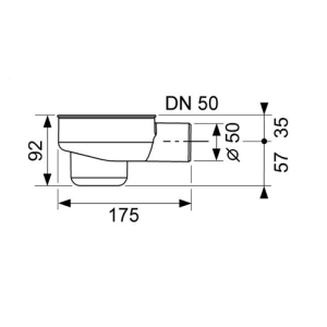 Сифон ТЕСЕ средний 650001 Сифон ТЕСЕ средний 650001