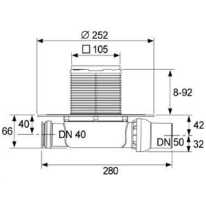 Душовий трап TECE drainpoint 3601100 Душовий трап TECE drainpoint 3601100