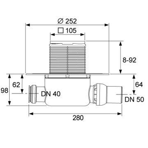 Душовий трап TECE drainpoint 3601200 Душовий трап TECE drainpoint 3601200