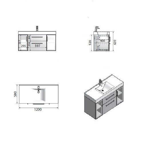 Комплект мебели Буль Буль BARBADOS 120