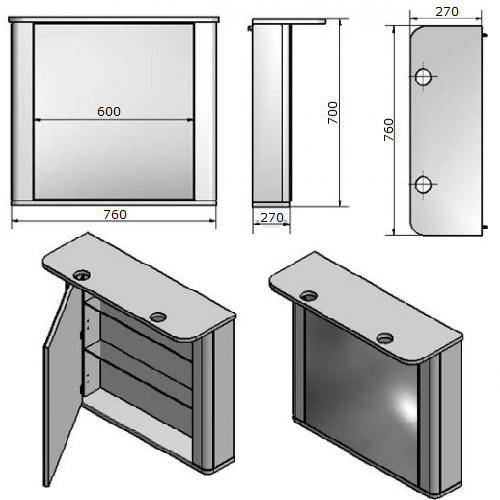 Комплект мебели Буль Буль DEVON