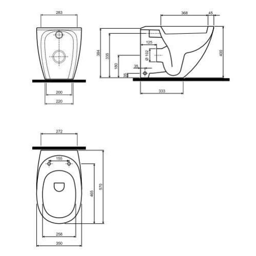 KOLO EGO by Antonio Citterio унітаз підлоговий K13100 KOLO EGO by Antonio Citterio унітаз підлоговий K13100