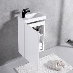 Шкафчик навесной Fancy Marble модель Java 40 с раковиной Ida