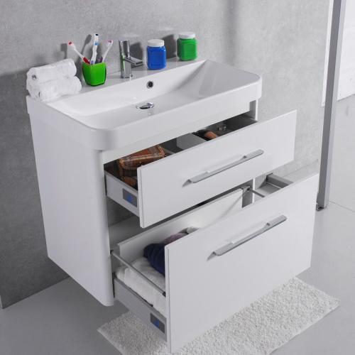 Шафка навісна Fancy Marble модель Devon 80 з раковиною Carla 800 C Шафка навісна Fancy Marble модель Devon 80 з раковиною Carla 800 C