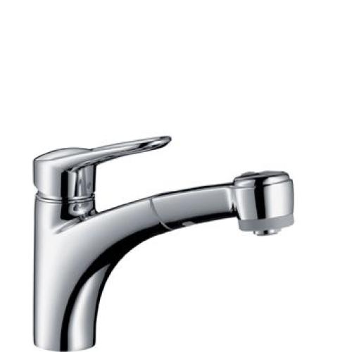 Hansgrohe Allegra Metropol (хром) з висувним зливом. Змішувач для кухні 14837000