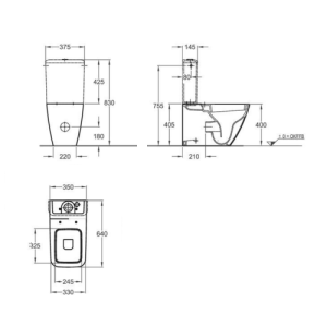 Унитаз-компакт Keramag It! 200930