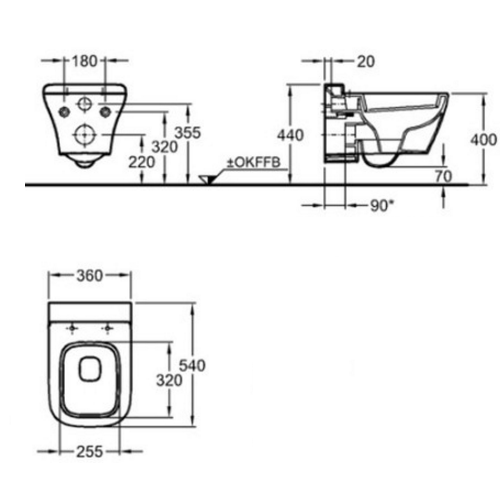 Унитаз подвесной Keramag Myday 201460