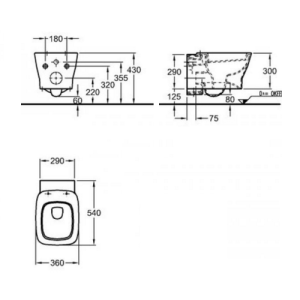 Унитаз подвесной Keramag Silk 203650