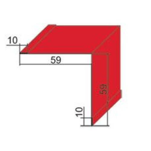 Планка внутр. кута для металочерепиці ПВУ-2 Поліестер матовий