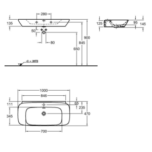 Раковина Keramag Silk 121600