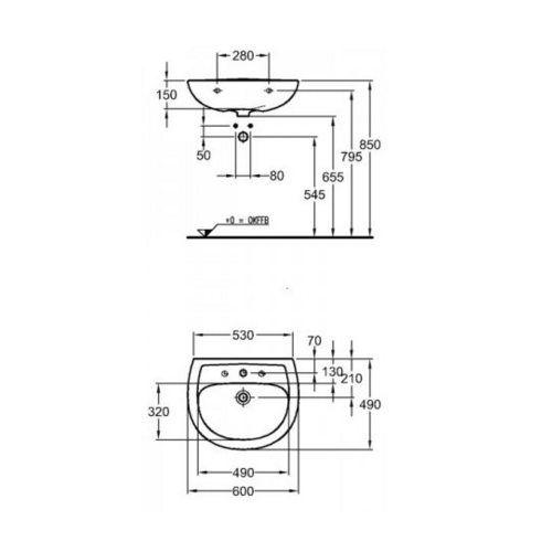 Раковина Keramag Renova Nr. 1 223060