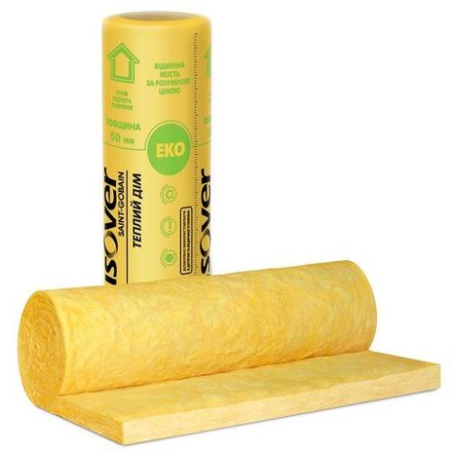 Утеплитель ISOVER Тёплый Дом 1220х7000х50 (17.08м2)