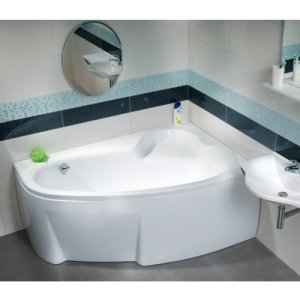 Ванна акриловая Bisante Роза, правая 140 Ванна акриловая Bisante Роза, правая 140