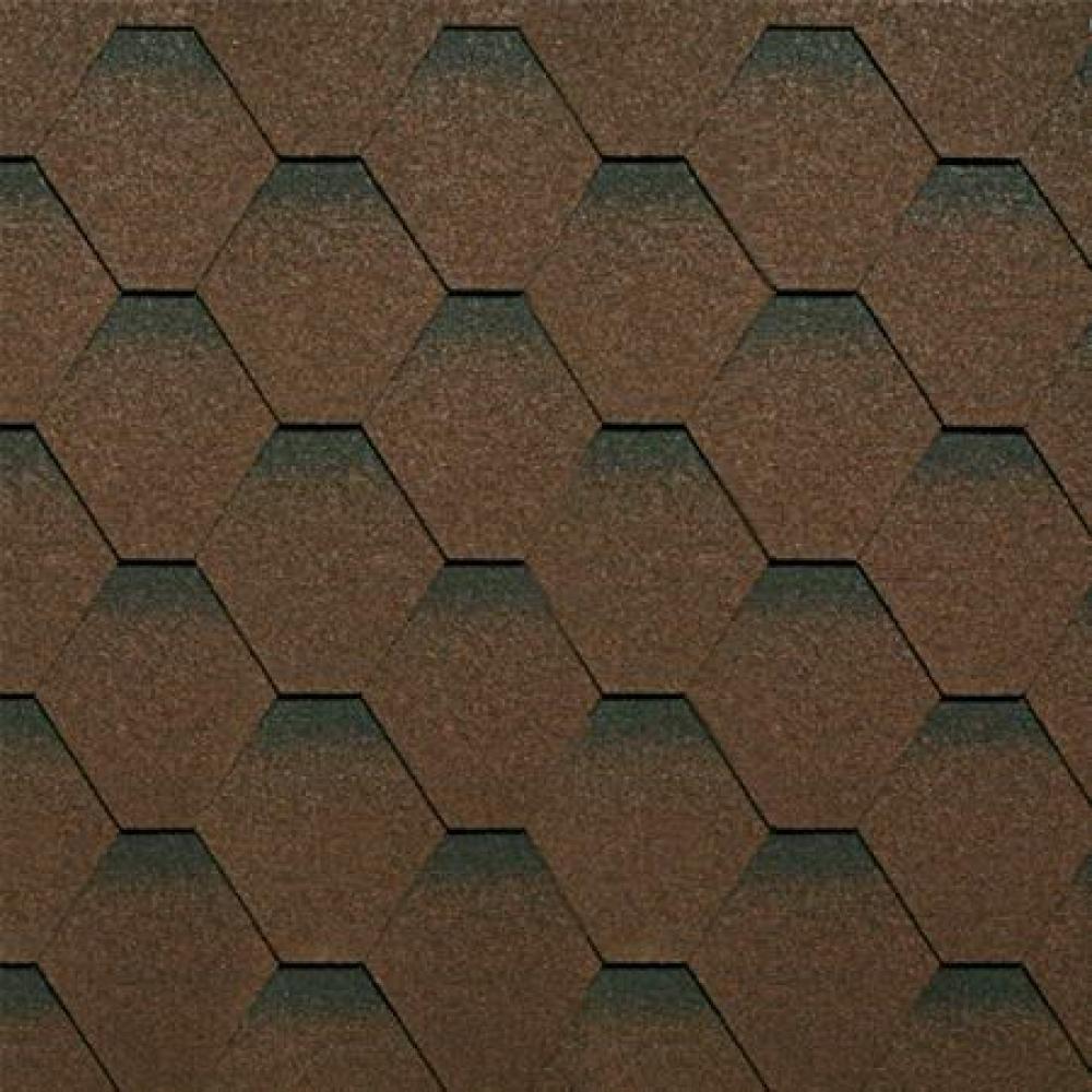 Технониколь Битумная черепица Shinglas Classic Кадриль форма Соната (Соты)
