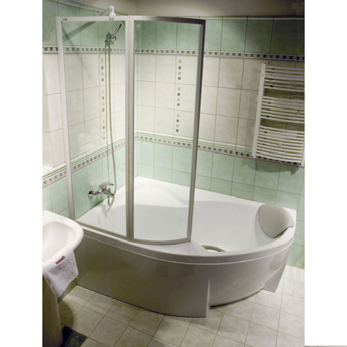 RAVAK Штора для ванни VSK 2 Rosa 170 білий L/R RAVAK Штора для ванни VSK 2 Rosa 170 білий L/R