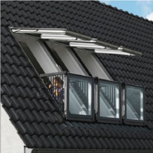 Вікно-балкон Fakro FGH-V P2 Galeria 94х255