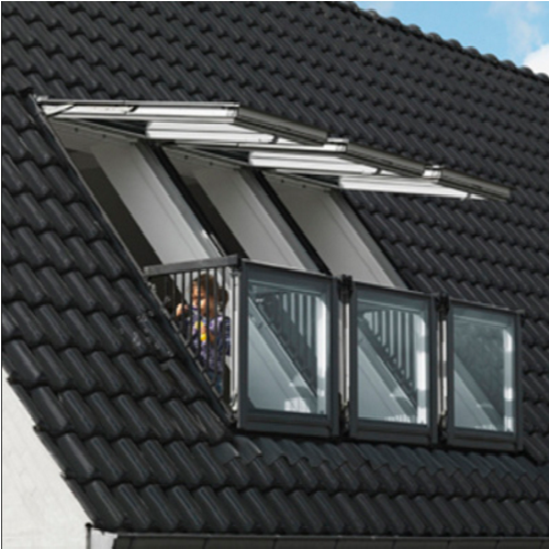 Вікно-балкон Fakro FGH-V P2 Galeria 94х255