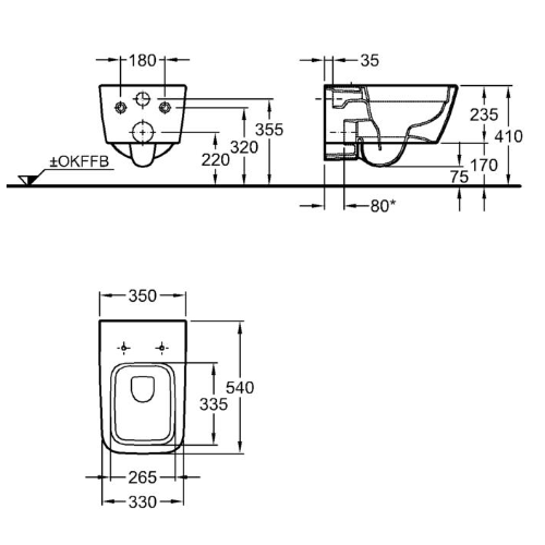Унітаз підвісний Keramag It! 201950 Унітаз підвісний Keramag It! 201950