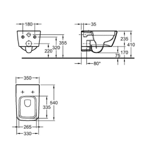 Унітаз підвісний Keramag It! 201950-600