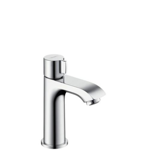 Hansgrohe Metris Змішувач для раковини 100 мм із запірним вентилем 31166000