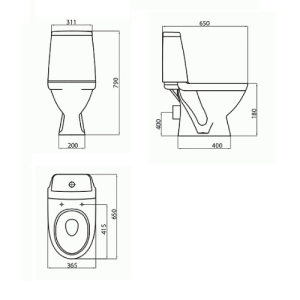 KOLO Modo Унітаз-компакт L 39003000