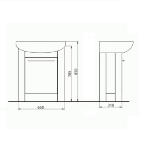 KOLO Шкафчик RUNA под умывальник 70 см KOLO Шкафчик RUNA под умывальник 70 см