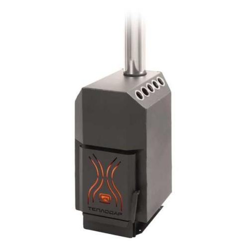 Трубная отопительная печь Теплодар ТОП-140 стальная дверца