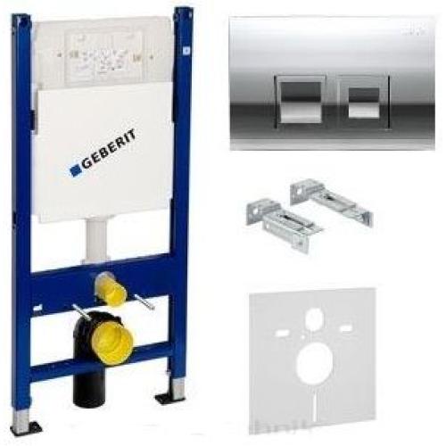 Инсталляция Geberit Duofix для унитаза 458.168.21.1 (цвет хром)