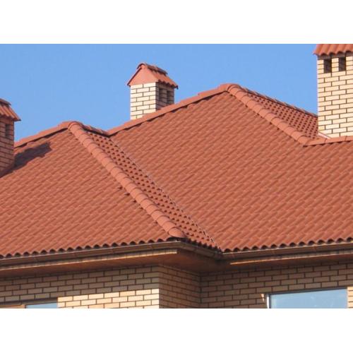 Аляска Цементно-песчаная черепица Венецианская матовая Терракот