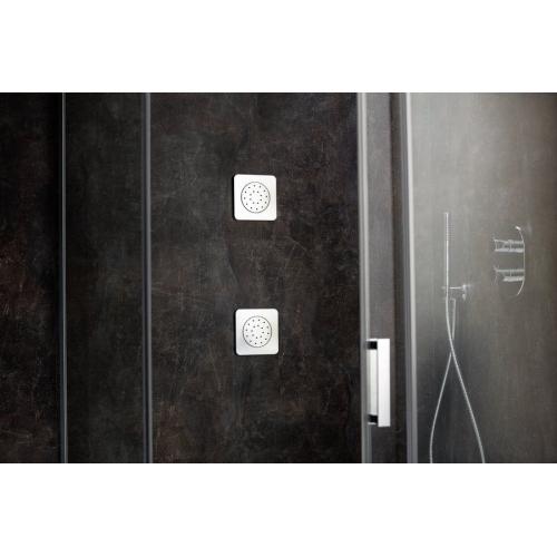 Форсунка скрытого монтажа Ravak Chrome 990.00 боковой душ 135 мм