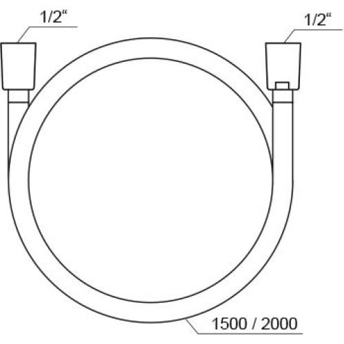 Душовий шланг Ravak SilverShine 914.02 200 см
